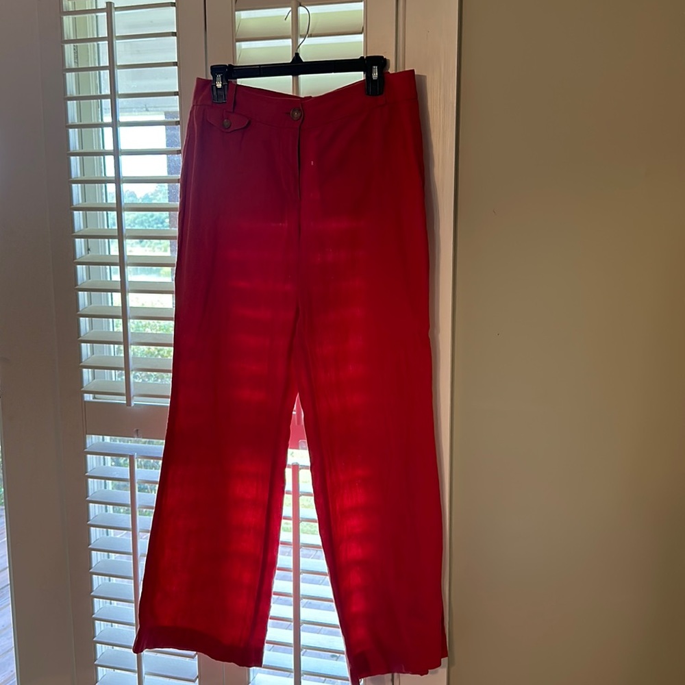 Loft Trousers in Red